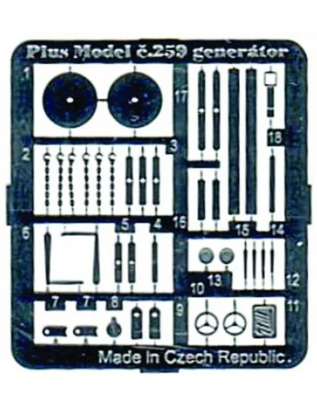 [NO_DESC] Deutscher Hochleistungs-Generator A, 1/35 - Plus model 259
