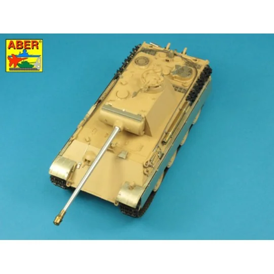7, 5cm gun barrel for Panther Ausf.G Late -Tamiya, 1/35 - Aber Mode...