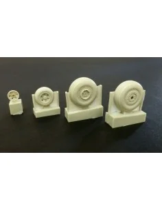 B-26 Marauder late wheels groved, 1/72 - Plus model AL7042 2