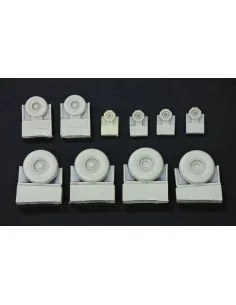 P-3 Orion wheels, 1/72 - Plus model AL7053 2