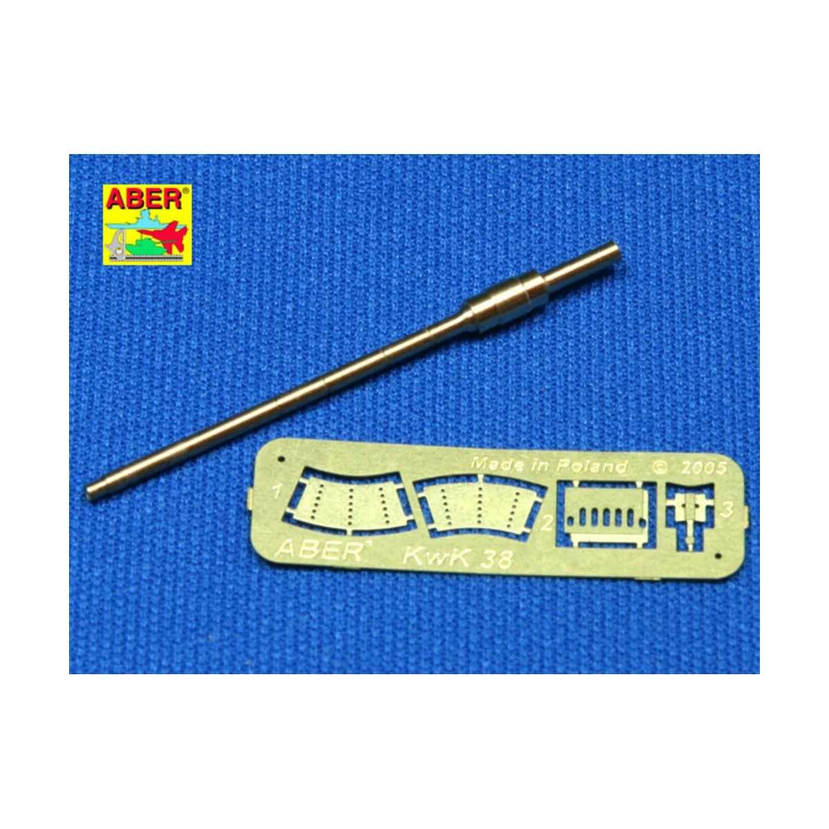 German 2 cm tank gun barrel L/56 for KwK 38 - Aber Models 35 L-042