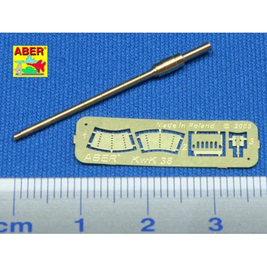 German 2 cm tank gun barrel L/56 for KwK 38, 1/35 - Aber Models 35 ...