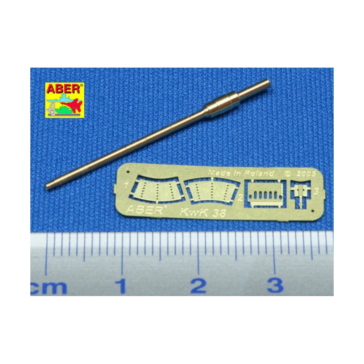 German 2 cm tank gun barrel L/56 for KwK 38, 1/35 - Aber Models 35 ...