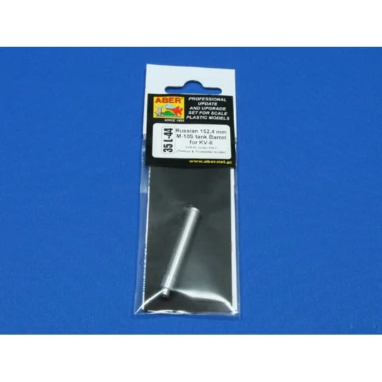 Russian 152, 4 mm M-10S tank barrel for KV-II, 1/35 - Aber Models 3...