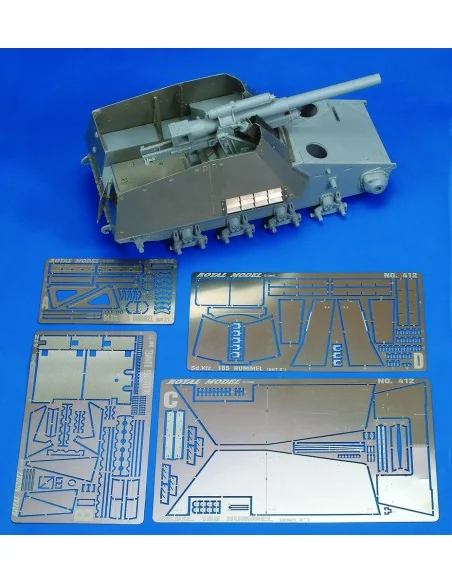Sd. Kfz. 165 HUMMEL part 2 (for Dragon kit), 1/35 - Royal Model RM412