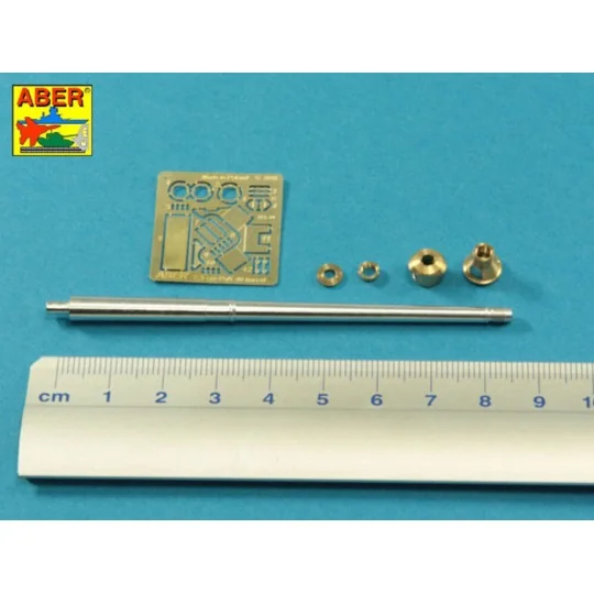 German 75mm barrel for PaK 40 - middle model, 1/35 - Aber Models 35...