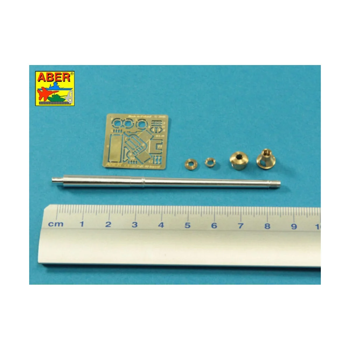 German 75mm barrel for PaK 40 - middle model, 1/35 - Aber Models 35...