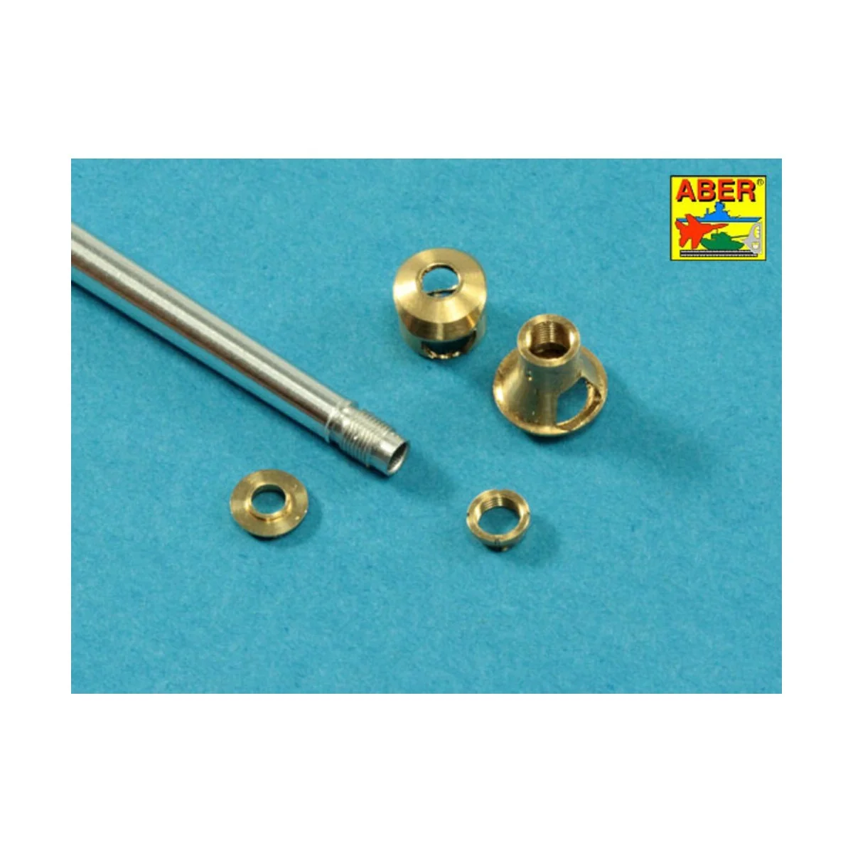 German 75mm barrel for PaK 40 - middle model, 1/35 - Aber Models 35...