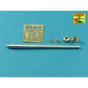 German 75mm barrel for PaK 40 - middle model - Aber Models 35 L-045N