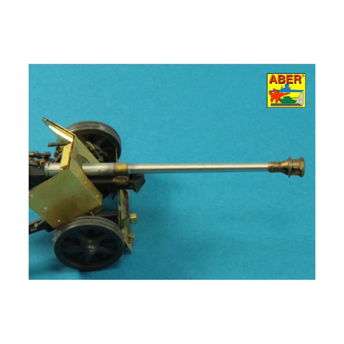 German 75mm barrel for PaK 40 - middle model, 1/35 - Aber Models 35...