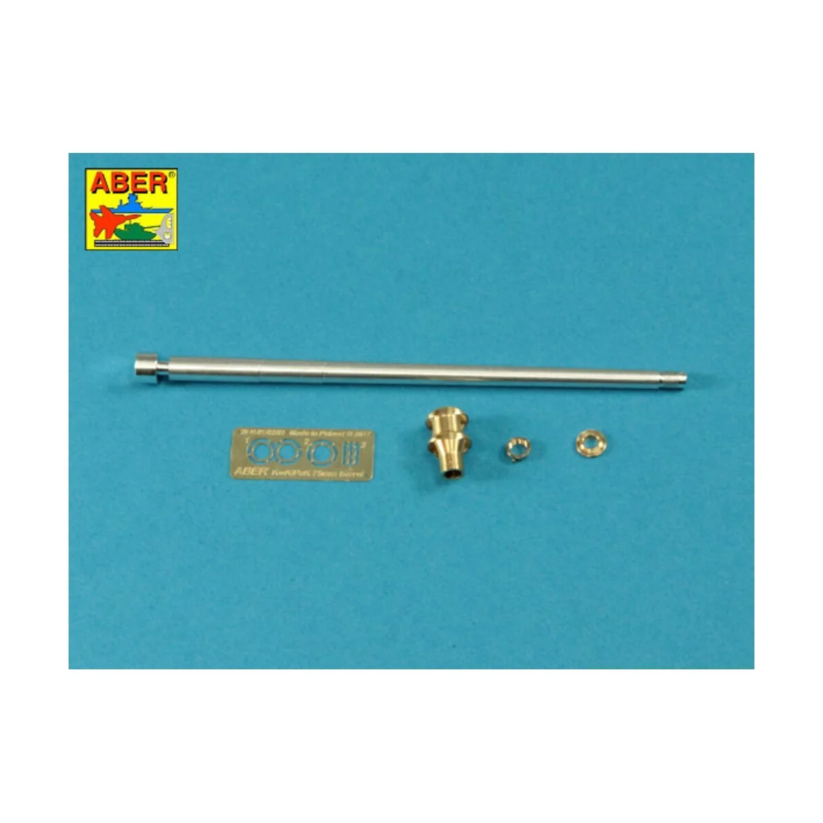 Germ.75mm barrel for KwK 40L/48 with early model muzzle brake for P...