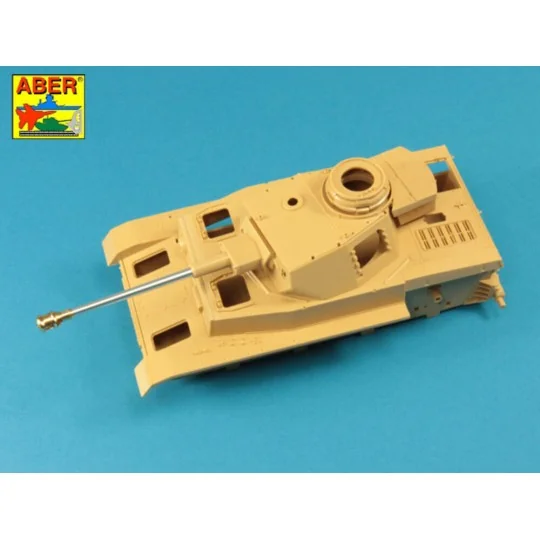 Germ.75mm barrel for KwK 40L/48 with early model muzzle brake for P...