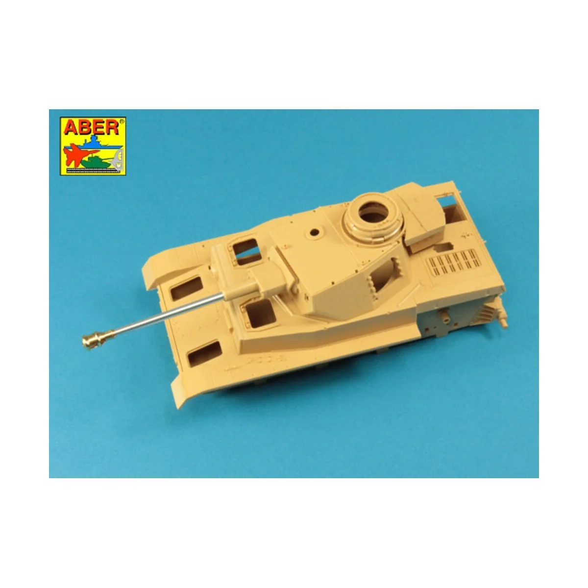 Germ.75mm barrel for KwK 40L/48 with early model muzzle brake for P...