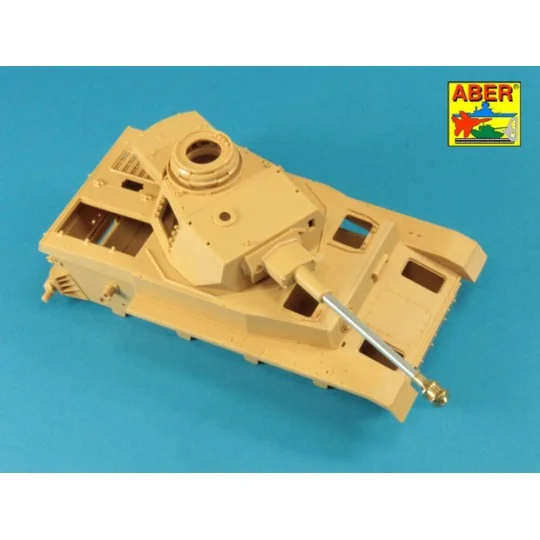 Germ.75mm barrel for KwK 40L/48 with early model muzzle brake for P...