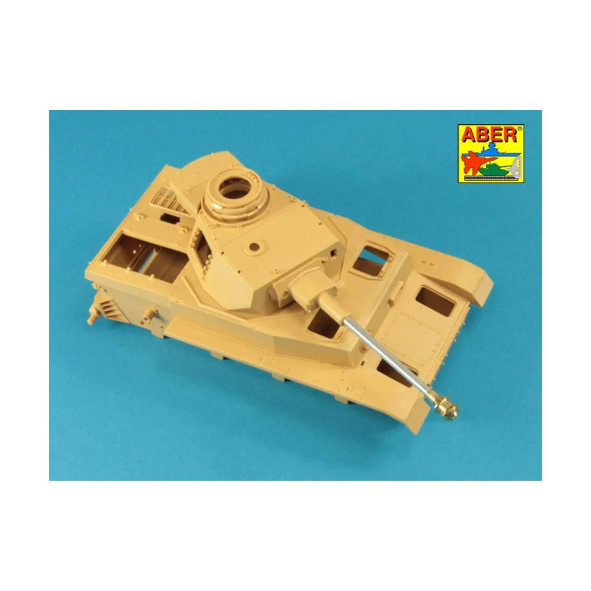 Germ.75mm barrel for KwK 40L/48 with early model muzzle brake for P...