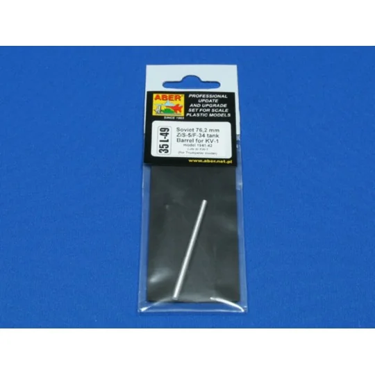 ZiS-5/F-34 barrel for KV-1, 1/35 - Aber Models 35 L-049