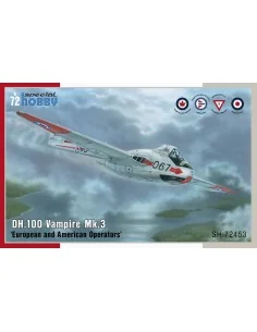 DH.100 Vampire Mk.3 European and American Operators, 1/72 - Special...