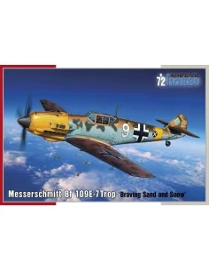 Messerschmitt Bf 109E-7Trop Braving Sand and Snow, 1/72 - Special H...