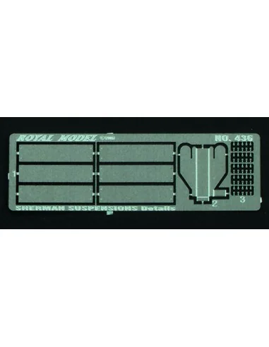 Sherman Suspension Details-, 1/35 - Royal Model RM436