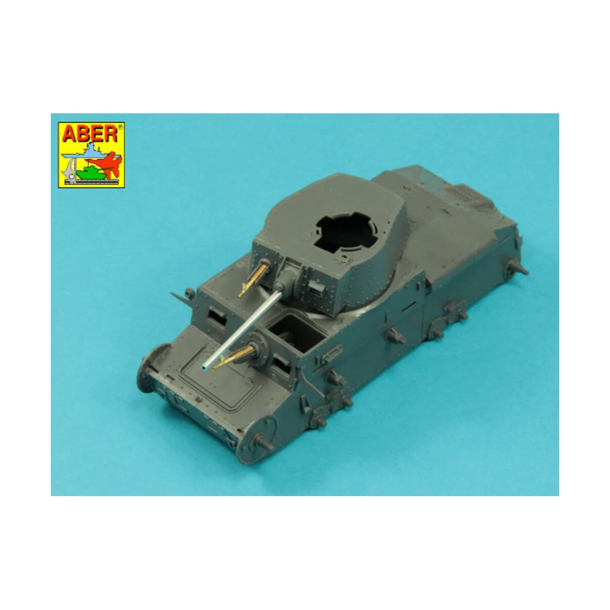 3, 7cm KwK A7 L/42 tank gun barrel for Pz.Kpfw.38(t), 1/35 - Aber M...