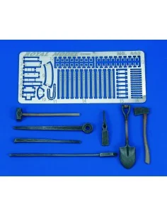 U.S.tanks Tools & Holders-WWII, 1/35 - Royal Model RM443
