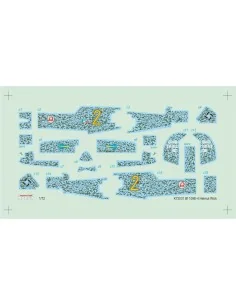 Bf 109E-4 German Ace H. Wick Decal Motley Camo, 1/72 - MPM 100-K72031
