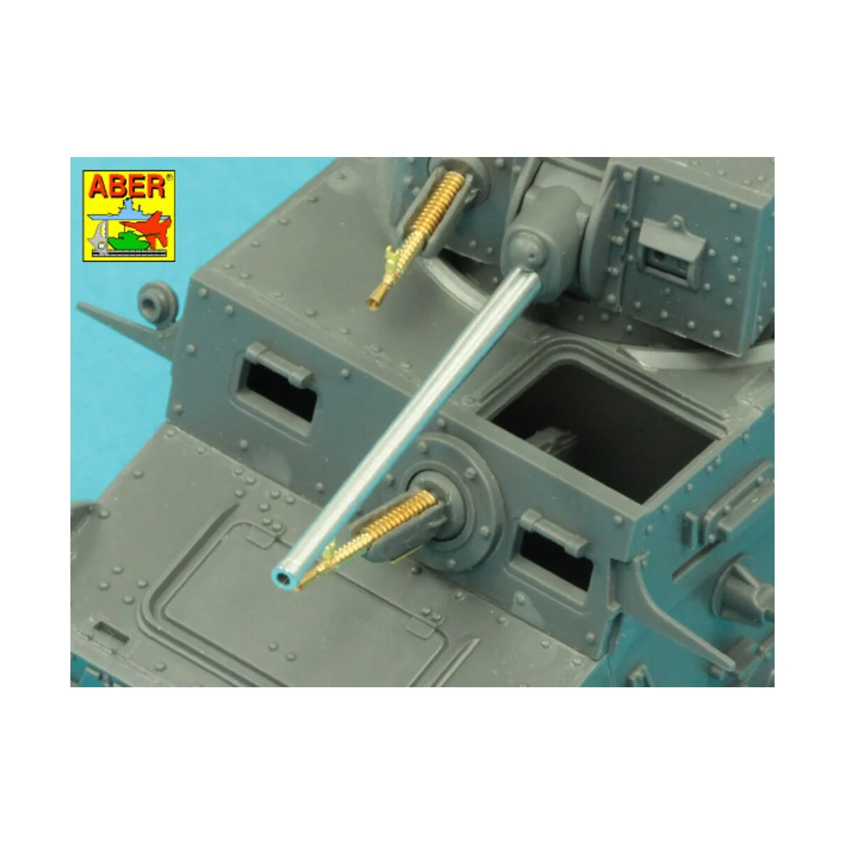 3, 7cm KwK A7 L/42 tank gun barrel for Pz.Kpfw.38(t), 1/35 - Aber M...