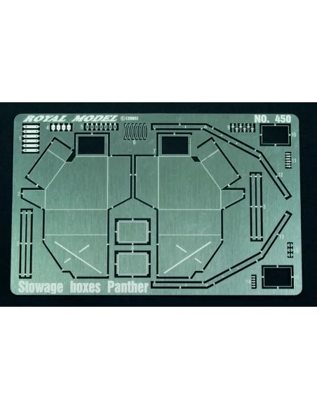 Stowage Boxes Panther & Jagdpanther, 1/35 - Royal Model RM450