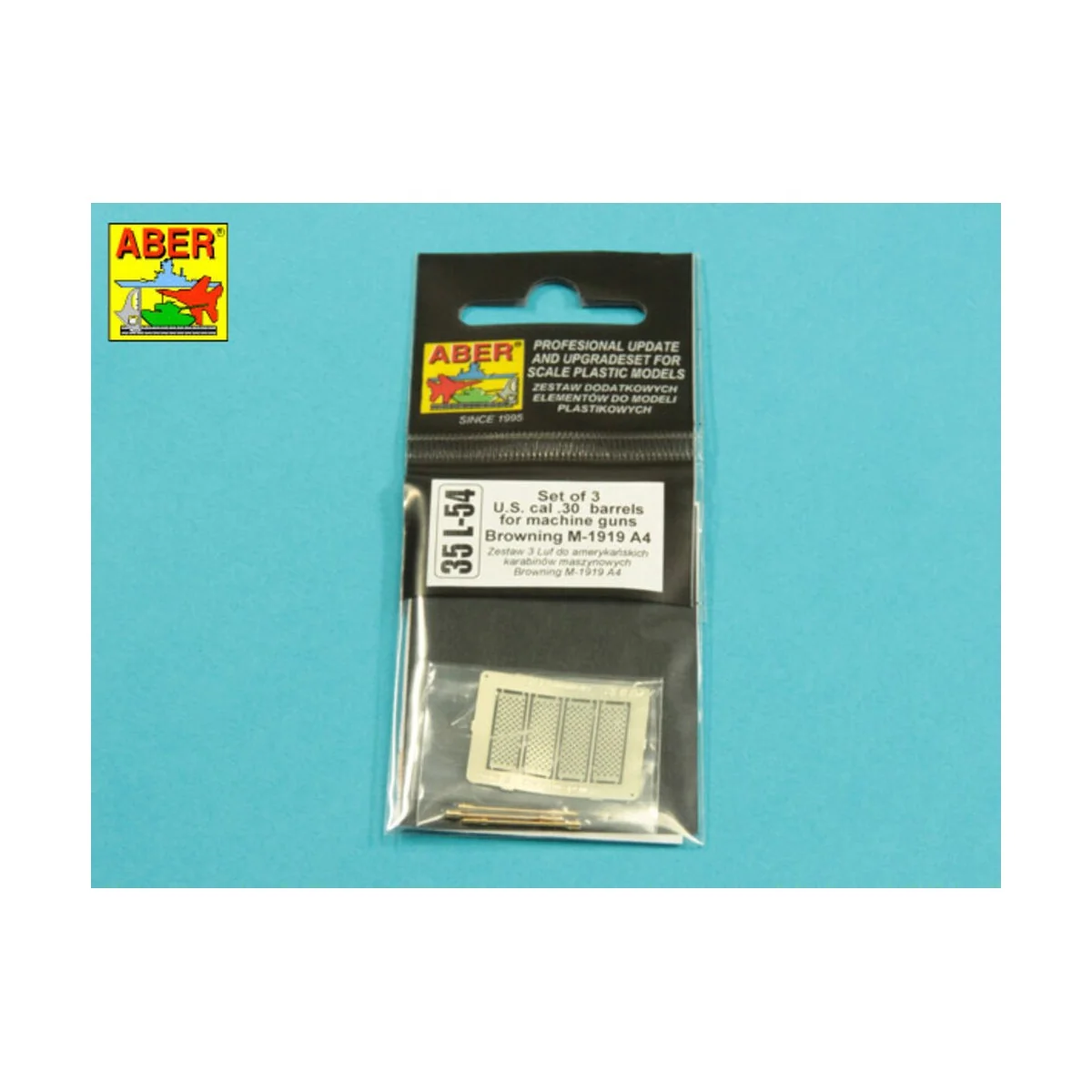 Set of 3 U.S. Browning M-1919 A4, 1/35 - Aber Models 35 L-054