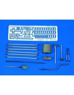 [NO_DESC] Tiger II Tools & Holders-WWII, 1/35 - Royal Model RM456