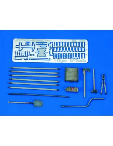 [NO_DESC] Tiger II Tools & Holders-WWII, 1/35 - Royal Model RM456