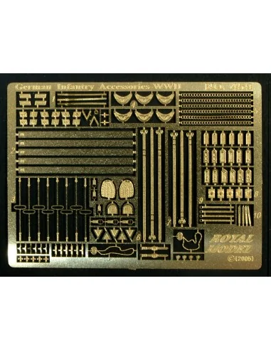 German Infantry Accessories-(WWII, 1/35 - Royal Model RM459