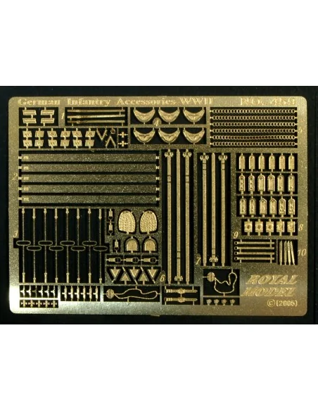 German Infantry Accessories-(WWII, 1/35 - Royal Model RM459