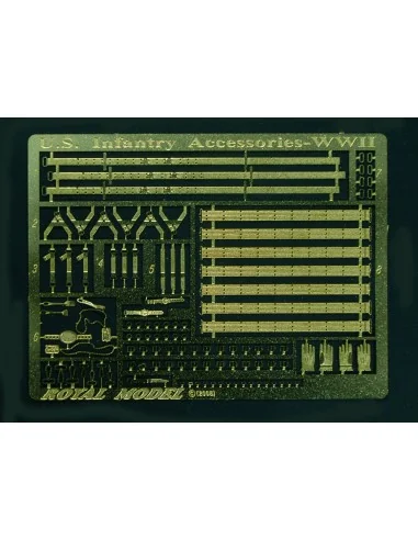 [NO_DESC] U.S. Infantry Accessories-WWII, 1/35 - Royal Model RM461