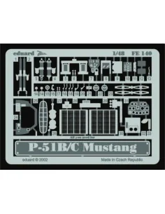 P-51B/C Mustang, 1/48 - Eduard Accessories FE140