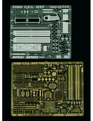 ford G.P.A. Jeep (for Tamiya kit), 1/35 - Royal Model RM464