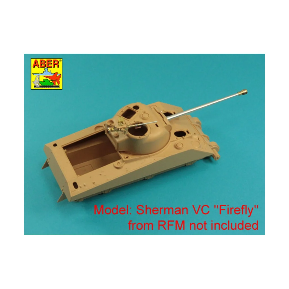 Tank Gun Barrel for British Sherma VC “Firefly”, 1/35 - Aber Models...