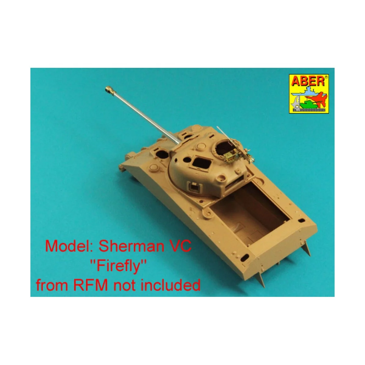 Tank Gun Barrel for British Sherma VC “Firefly”, 1/35 - Aber Models...