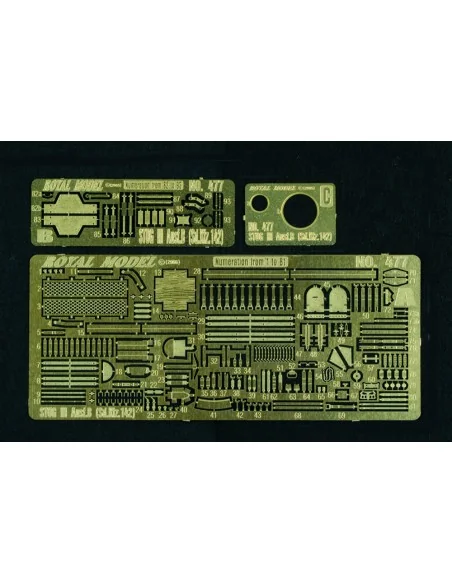 Stug III Ausf B. (for Tamiya kit), 1/48 - Royal Model RM477