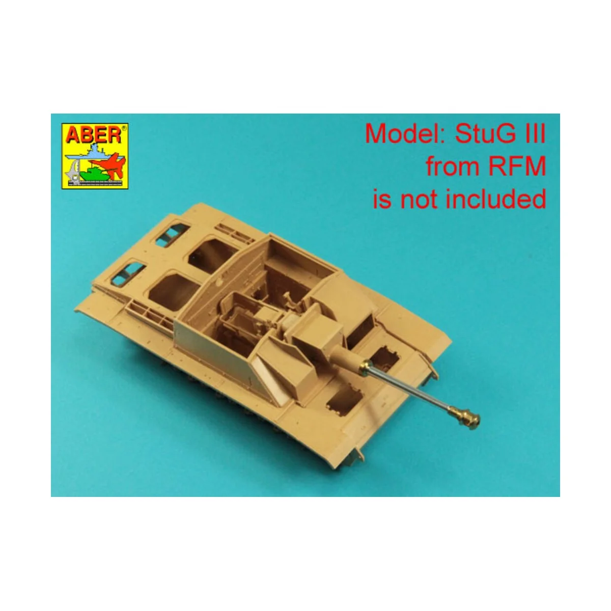 German StuK.40 L/48 7,5 cm Barrel with middle muzzle brake for Stug...