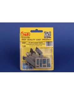 SF-260 Cockpit Centre Console and Seats w/Harness / for SH kits, 1/... 2