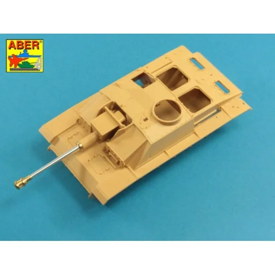 German StuK.40 L/48 7, 5 cm Barrel with middle muzzle brake for Stu... German StuK.40 L/48 7, 5 cm Barrel with middle muzzle brake for Stu...