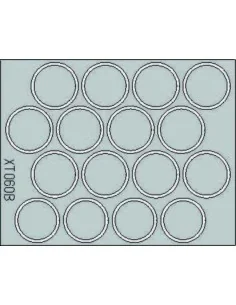 King Tiger Wheel Mask, 1/35 - Eduard Accessories XT060 2