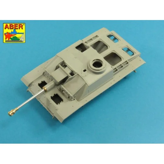 German StuK.40 L/48 7, 5 cm Barrel with middle muzzle brake for Stu... German StuK.40 L/48 7, 5 cm Barrel with middle muzzle brake for Stu...