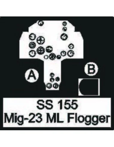 MiG-23 ML Flogger, 1/72 - Eduard Accessories SS155
