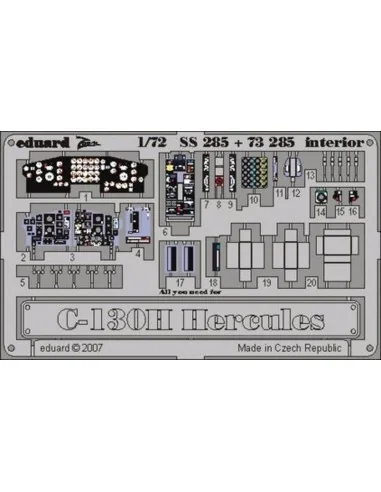 C-130H Hercules interior, 1/72 - Eduard Accessories SS285