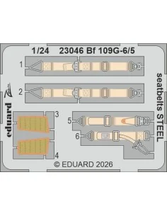 Bf 109G-6 for Airfix, 1/24 - Eduard Accessories BIG2408 2