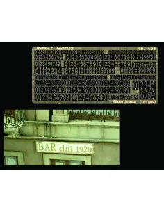 Numbers (large) - Royal Model RM493