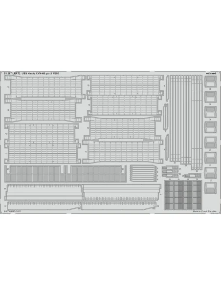 USS Nimitz CVN-68 PART I, 1/350 - Eduard Accessories BIG5369