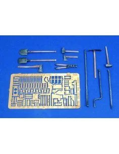 [NO_DESC] SD. Kfz. 250/251 Tool & Holder Set-WWII, 1/35 - Royal Mod...